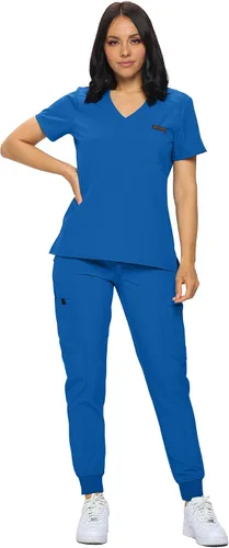 Miniatura 4 de Monarch Uniforms Camiseta médica para mujer con un bolsillo para mujer