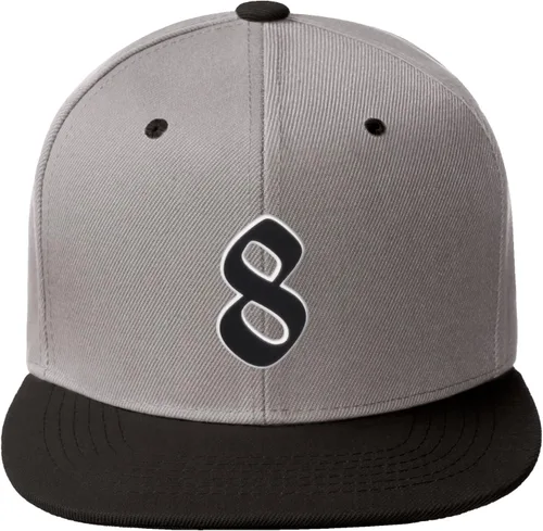 Miniatura 1589 de Daxton Gorra clásica con visera de billete plano con letras del alfabeto inglés antiguo de la A a la Z