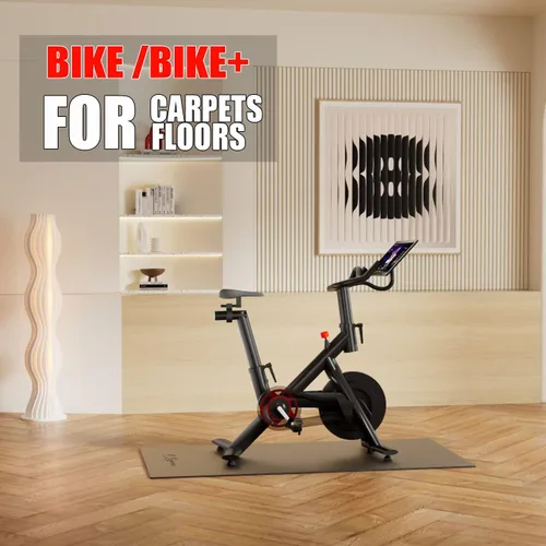 Miniatura 3 de Cycleclub Alfombrilla de bicicleta compatible con bicicleta Peloton, elíptica, alfombra de cinta de correr, 0.236 in de grosor, almohadilla