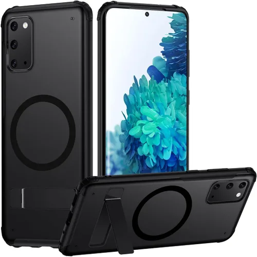 Miniatura 34 de TIANNIUKE Funda Magnética para Samsung Galaxy S21 5G, Mate Translúcida Anti-Huellas Dactilares, Compatible con MagSafe, Ajuste Delgado a Prueba