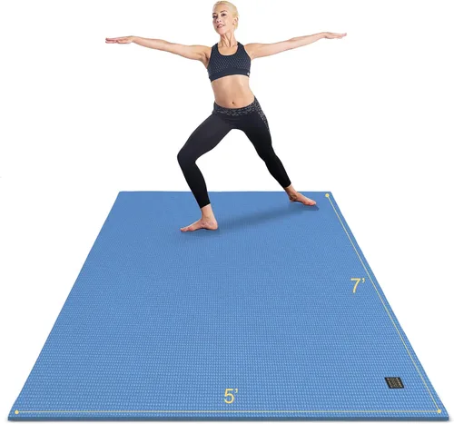 Miniatura 9 de GXMMAT Large Yoga Mat 6'x4'/6'x6'/7'x5'(7mm/9mm), Extra Thick Workout Mats for Home Gym Flooring,Ultra Comfortable Non-Slip Quick Resilient Barefoot