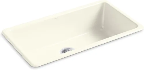 KOHLER Iron/Tones K-5707-96 - Fregadero de cocina de 33 pulgadas en la parte superior/inferior, fregadero de cocina de un solo tazón, K-5707-96