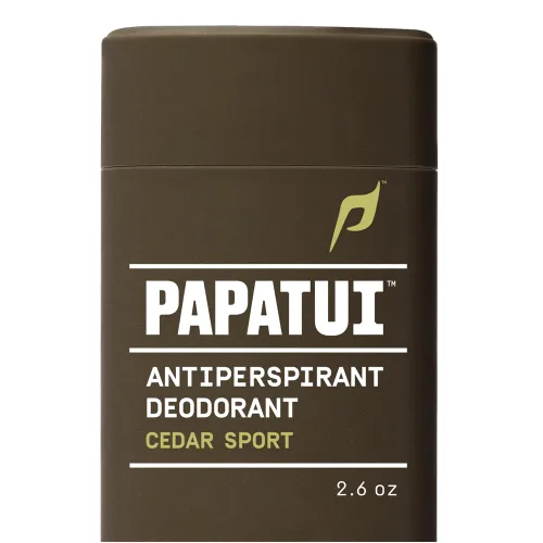 PAPATUI by Dwayne Johnson Antitranspirante de triple acción para hombres | Control de sudor, neutralizador de olores y nutrición de la piel | Cedar