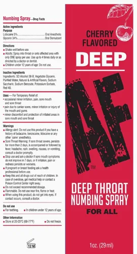 Miniatura 2 de Spray anestésico para la garganta Deep AF (cereza)