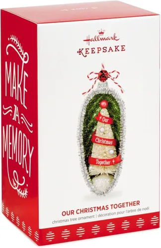 Miniatura 5 de Hallmark Keepsake 2017 mini adornos de navidad de porcelana, deseos de boda