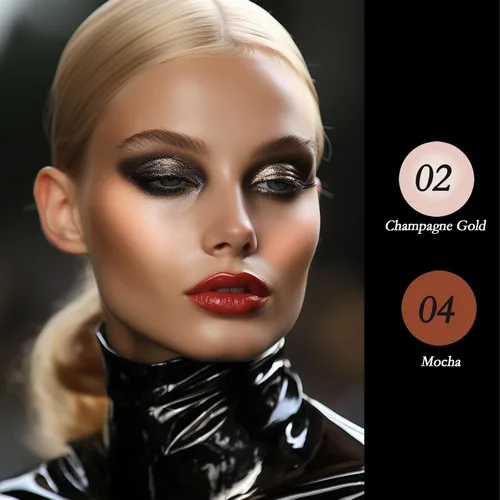 Miniatura 5 de Lápiz de contorno de crema de maquillaje resaltador, fácil de aplicar, bronceador natural y barra de rubor, no grasa e impermeable, para mejillas