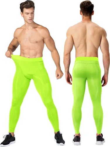 Miniatura 80 de SPVISE Pantalones de compresión para hombre, leggings para deportes, gimnasio, mallas atléticas frescas y secas, capa base para correr, fútbol