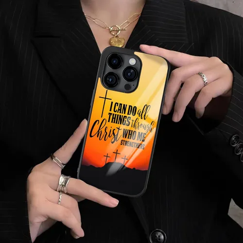 Miniatura 6 de Fundas de teléfono con versículos de Biblias cristianas para mujeres y niñas, aplicables para iPhone 11, 12, 13, 14, 15, 16, 17 Pro Max Plus Mini Xr