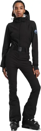 Miniatura 117 de GSOU SNOW Traje de esquí para mujer, traje de nieve delgado de una pieza, chaqueta de nieve, impermeable, resistente al viento, deportes al aire