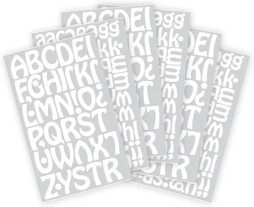 Miniatura 6 de S.E.I - Letras termoadhesivas de 1 1/2 pulgadas, paquete de letras geniales transferencias de calor, color azul
