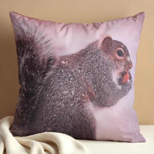 Miniatura 45 de Decozen Fundas de almohada decorativas con estampado de pájaros con diseño floral para decoración del hogar, sala de estar y dormitorio, funda