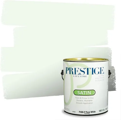 Miniatura 57 de PRESTIGE Pintura exterior e imprimación en uno, aloe, plano, 1 galón