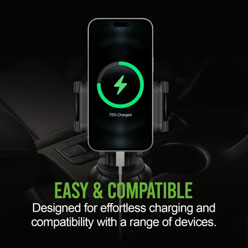 Miniatura 6 de Cellet Soporte de teléfono para portavasos de automóvil, soporte para teléfono, soporte universal ajustable compatible con Apple iPhone, Samsung