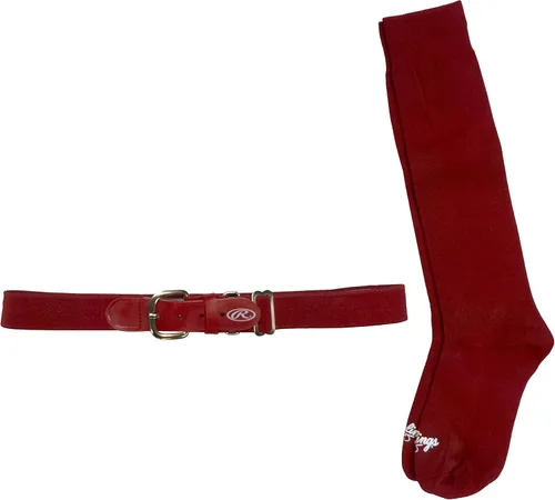 Rawlings Belt Socks Combo BaseballFastpitch Softball Multiple SizesColors