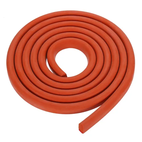Miniatura 10 de uxcell Varilla de espuma de 3.28 pies, relleno de juntas sólidas en forma de D de 1.18 x 0.59 pulgadas, tira de sellado de espuma para protector