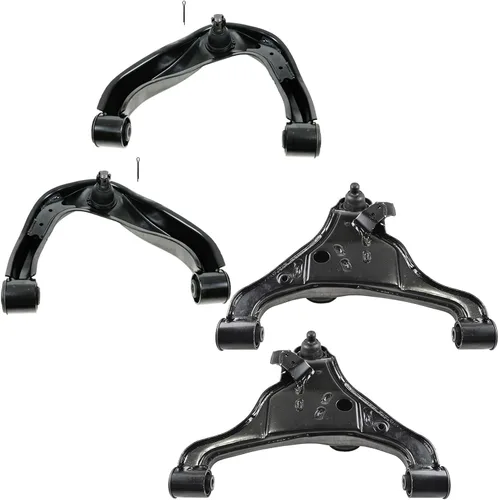 Miniatura 80 de TRQ Brazo de control delantero superior e inferior con rótula juego de 4 piezas compatible con Land Rover Range Rover 2003-2012