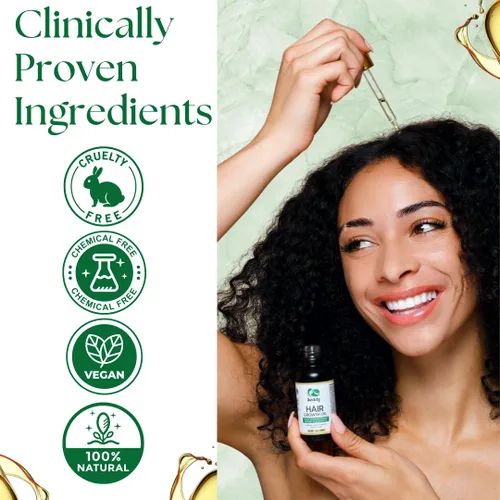 Miniatura 6 de Seddy Aceite para el crecimiento del cabello con biotina, cafeína, palma enana americana, romero, ricino y jojoba - Tratamiento del cuero cabelludo