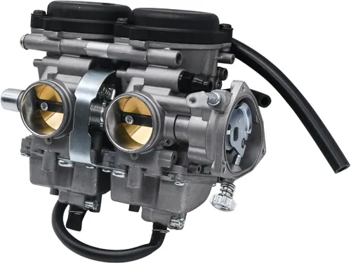 Miniatura 3 de Raptor 660 Carburador para Yamaha Raptor 660 660R YFM660R 2001 2002 2003 2004 2005 Carb con filtro de aire válvula de combustible Petcock