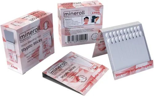 Miniatura 10 de Styptic - Accesorios para afeitado (4 paquetes, 80 varillas) detiene el sangrado para raspaduras de afeitar y cortes menores para hombres y mujeres