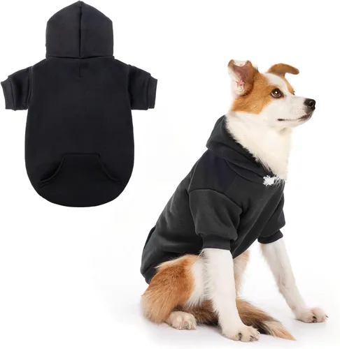 Miniatura 21 de SCENEREAL Sudadera de seguridad con capucha para perros grandes, medianos y pequeños, para niños y niñas, disfraz de perro suave con agujero para #1