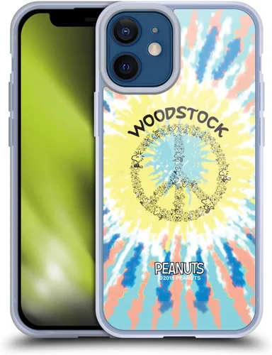 Miniatura 207 de Head Case Designs Funda de gel Woodstock 50th con licencia oficial de Peanuts Snoopy Guitar 1969 [protección de grado militar] compatible con Apple