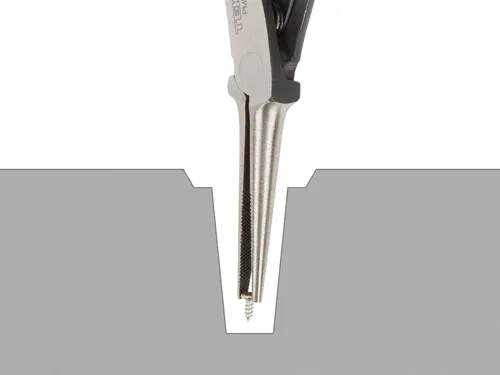 Miniatura 5 de TEKTON Mini alicates de punta de aguja (mandíbula dentada) PMN01001