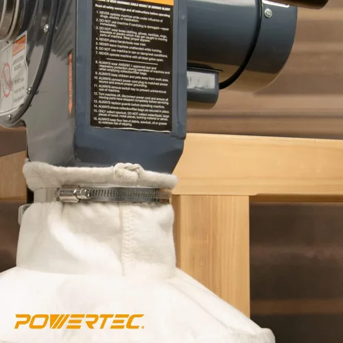 Miniatura 4 de POWERTEC Abrazaderas de manguera de accionamiento de engranaje sin fin de acero inoxidable, ajustables de 5-1/2 a 6-1/2 pulgadas para manguera