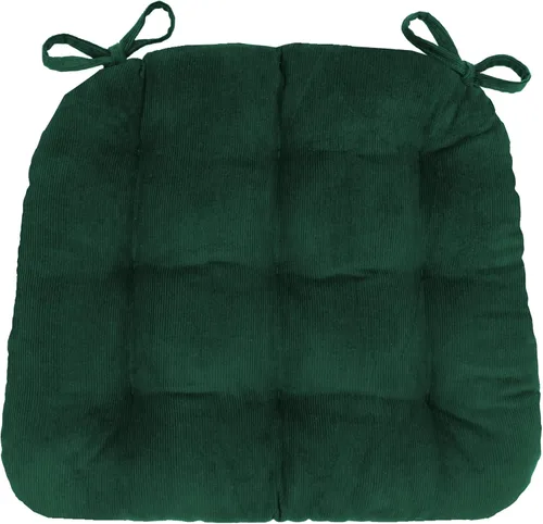 Miniatura 10 de Barnett Home Decor Almohadillas para silla de comedor con lazos - Bethanne Azul Floral Tamaño Mediano 16.5 x 18 - Cojines para silla Windsor