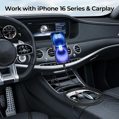 Miniatura 4 de Basesailor Cable de carga USB a USB C para iPhone 17 y 16 Pro Max, cable de alimentación de carga tipo C para Apple 17e 15, iPad 10 Air 4 5, Samsung