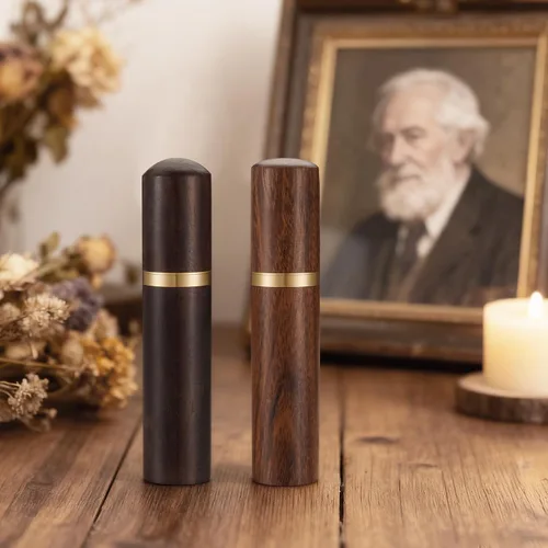 Miniatura 5 de SOITIS Juego de dos pequeñas urnas de madera, mini urnas para cenizas, urnas de cremación para cenizas humanas, urnas decorativas, recuerdo
