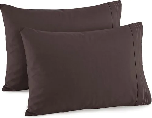Miniatura 20 de Elegant Comfort Juego de fundas de almohada de 2 piezas de calidad hotelera, lujosas y suaves fundas de almohada de calidad egipcia de 1500 hilos