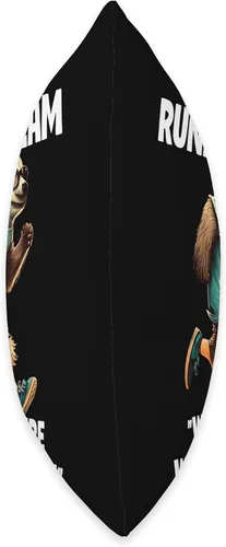 Miniatura 2 de Sloth Funny Designs Sloth Team Fitness - Almohada divertida con eslogan de correr, 16 x 16 pulgadas, multicolor