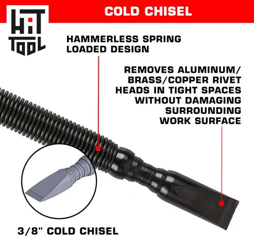 Miniatura 2 de HIT Tool Cincel frío sin martillo de 3/8