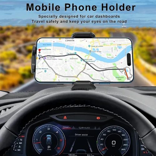 Miniatura 4 de Cellet Soporte para tablero de automóvil, soporte para teléfono inteligente 3M, soporte para teléfono celular compatible con iPhone 16 Pro Max