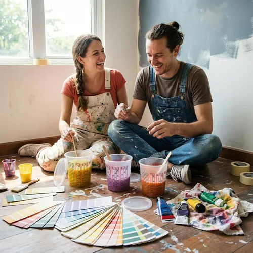 Miniatura 7 de Yesland Paquete de 30 tazas de mezcla de pintura con tapas, 32 onzas de pintura de plástico y vasos de mezcla epoxi con proporciones de mezcla