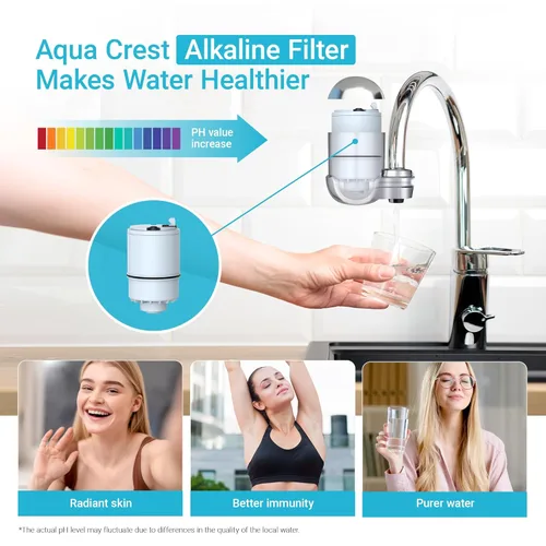 Miniatura 4 de [Alcalina] AQUA CREST CF08D Filtro de grifo, compatible con todos los filtros de agua PUR® Plus, filtro de agua PUR® Plus RF9999®, 6 meses, 900