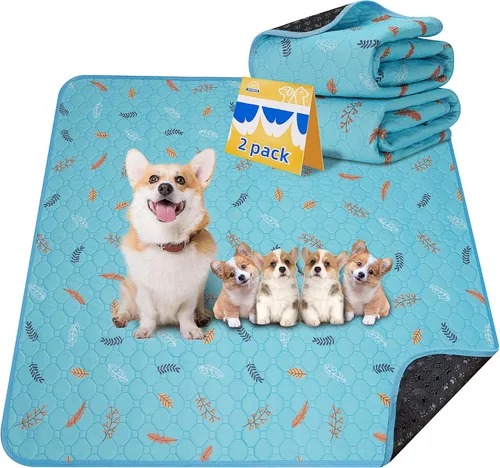 Miniatura 8 de Sunheir - Almohadillas lavables reutilizables orina de cobayas, forros impermeables absorbentes para jaulas cobayas conejos conejillos de indias