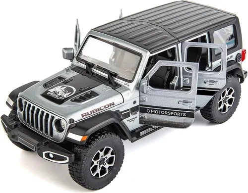 Miniatura 9 de BDTCTK Off-Road 7 puertas para Wrangler modelo de auto de juguete fundido a presión, vehículo de aleación de metal a escala 1/22 para niños, niñas