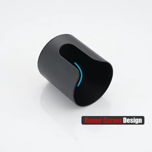 Miniatura 9 de JQK Dispensador de tazas de baño, pequeños soportes de papel desechables negros para enjuague bucal para enjuagar tazas en encimeras de tocador