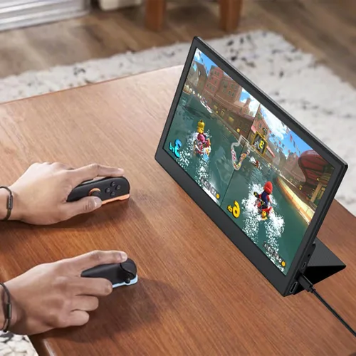 Miniatura 7 de Monitor portátil de 11.6 pulgadas, pequeña pantalla IPS FHD ultra delgada, Plug & Play USB-C/HDMI segunda pantalla externa para laptop, teléfono