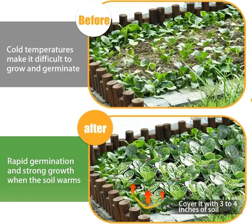Miniatura 2 de Cable de calentamiento de suelo de 49 pies para plantas, termostato integrado para cultivo de semillas para interiores y exteriores, marcos fríos