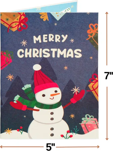 Miniatura 2 de Paper Love Frndly Tarjeta Emergente de Navidad, Noche de Navidad 3D, Regalo para Navidad o Vacaciones - 100% Reciclada y Ecológica, Cubierta de 5" x