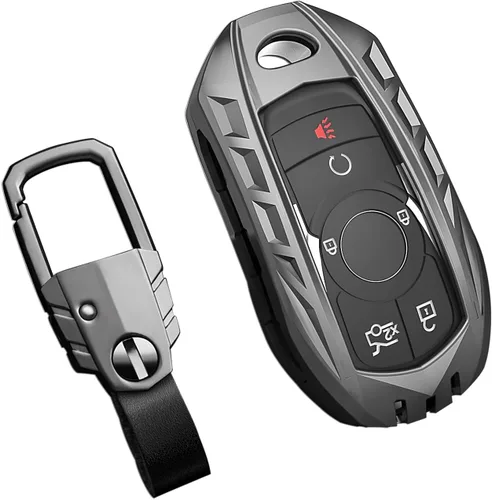 Miniatura 15 de Funda para llavero Nissan con llavero, elegante y duradera funda de protección de aleación de zinc compatible con Altima Maxima Rogue Armada
