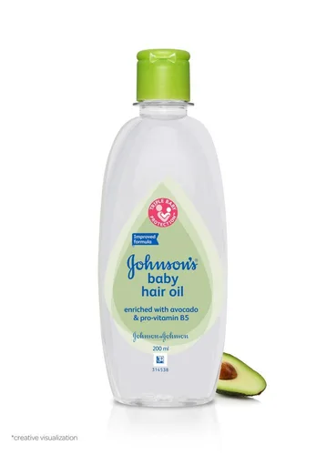 Miniatura 4 de Johnson's - Aceite para el cabello del bebé (6.8 fl oz) transparente
