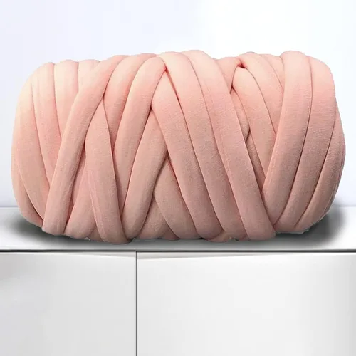 Miniatura 9 de Hilo para Tejer con el Brazo para Manta de Tiro de Nudo Trenzado Grueso DIY, Tubo Suave Extra de Algodón Lavable Hilo Gigante Voluminoso para Tejido