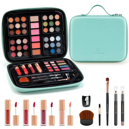 Miniatura 10 de Kits de maquillaje multiusos para adolescentes, juego de maquillaje de viaje no tóxico, regalo de maquillaje para mujeres adolescentes, sombras