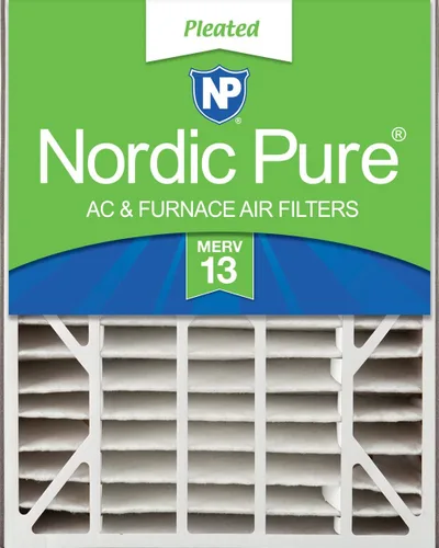 Miniatura 11 de Nordic Pure 20x25x5 (tamaño real: 19 3/4 x 24 1/4 x 4 7/8) Filtro de CA Air Bear MERV 13 Plus Carbon 4 Pack