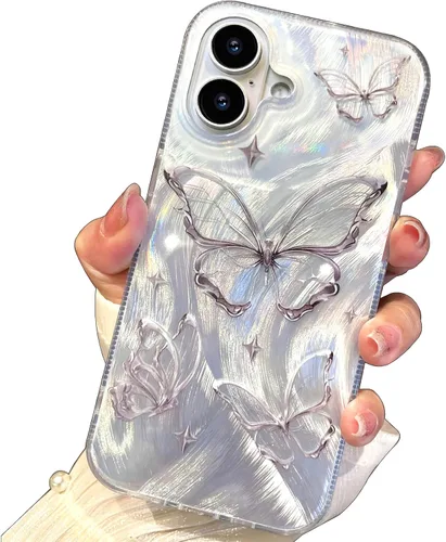 Miniatura 102 de I-MGAE-IN-AR Funda compacta para iPhone 11, diseño de mariposa, marco de protección de lente de cámara con diamante 3D, bonitas fundas protectoras