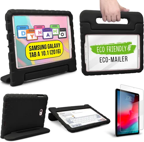 Miniatura 10 de Cooper Dynamo - Funda protectora resistente para Samsung Tab A 10.1 (2016) T580 T585 solo Funda a prueba de niños con soporte, asa, protector