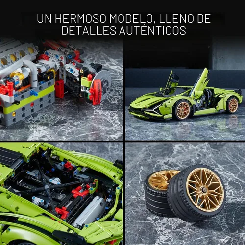Miniatura 7 de Conjuntos de construcción LEGO Technic Lamborghini Sián FKP 37 para adultos - Detalles de kit de modelo de coche Lamborghini para hombres y mujeres
